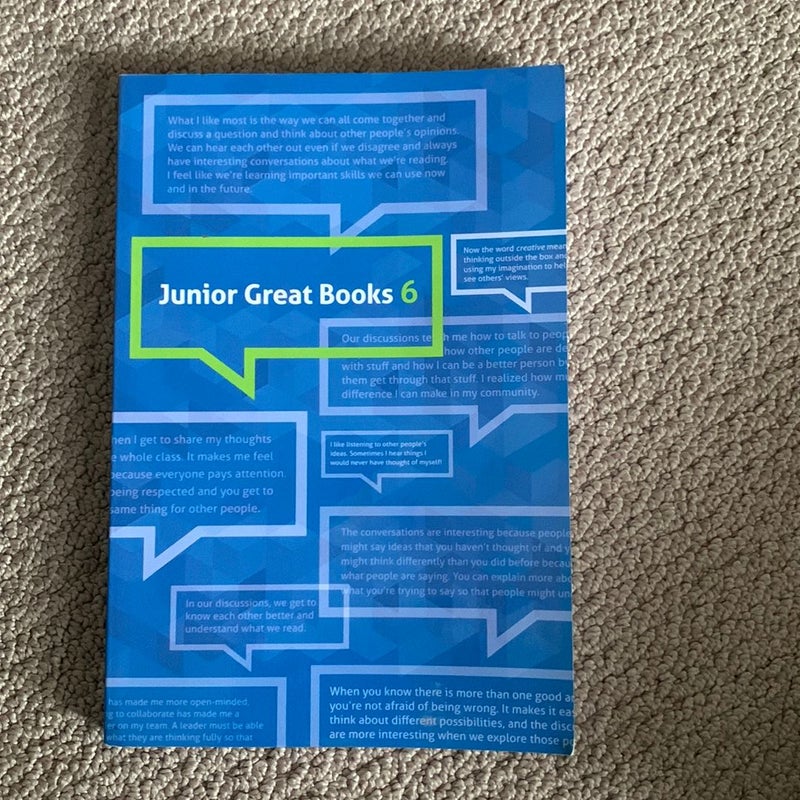 Junior Great Books Series 6 Student Book