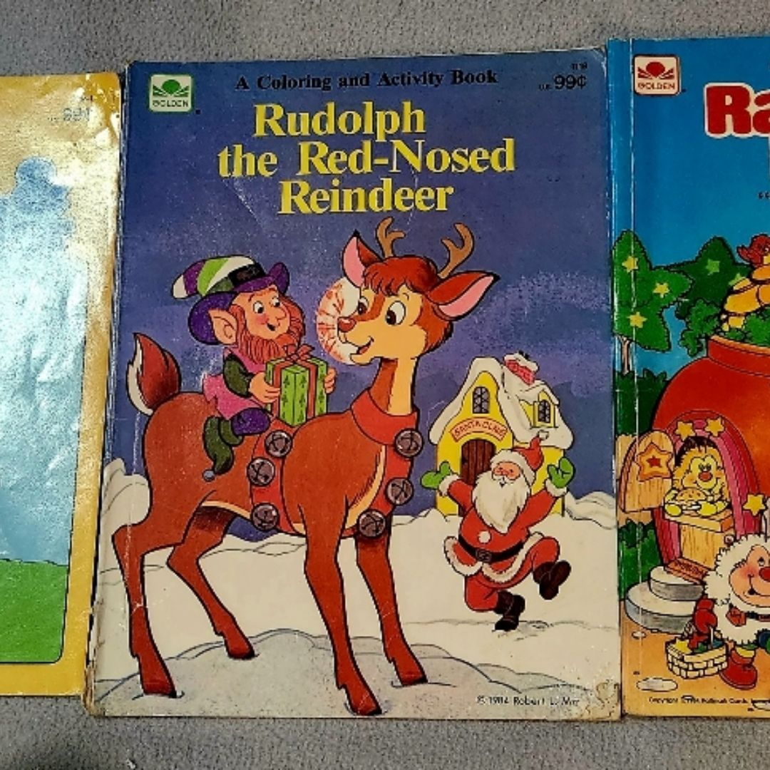 Rainbow Brite: Trace and Color, Rudolph the Red-nosed Reindeer, Rainbow Brite "Dome Sweet Dome"