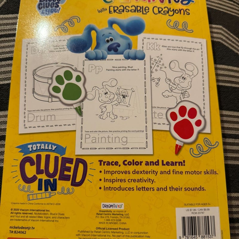 Blue's Clues Color n Trace with Crayons
