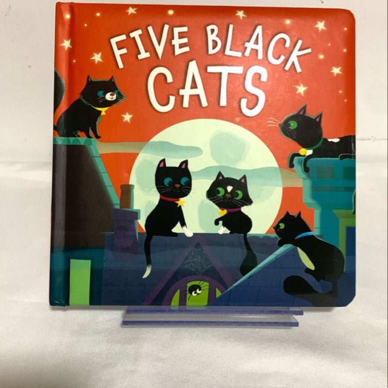 Five Black Cats