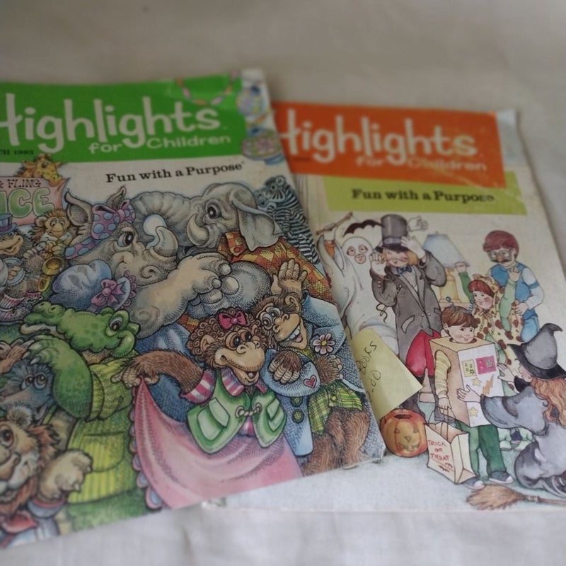 Two Highlights For Children Fun Paperback 
