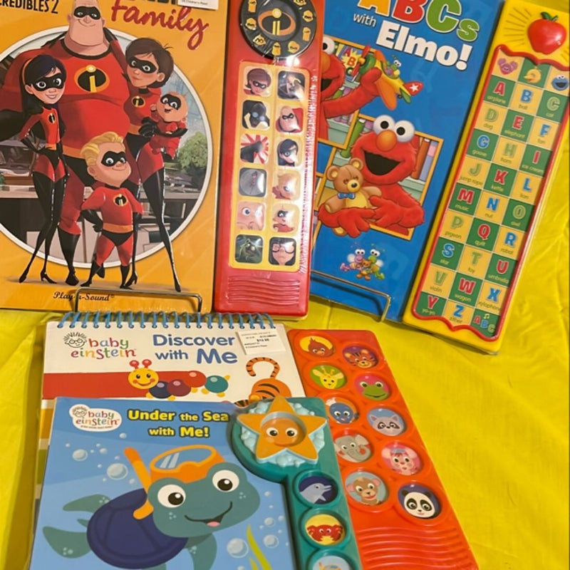 4 Play-a-Sound Books