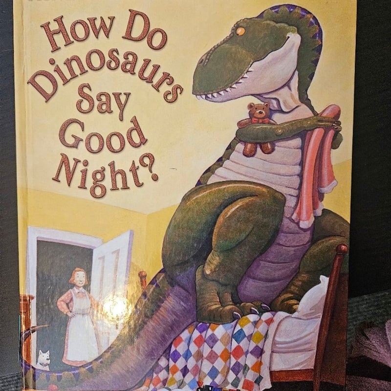 How do dinosaurs say goodnight?