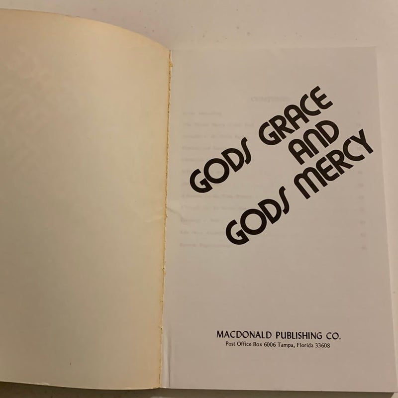 God’s Grace and God’s Mercy 