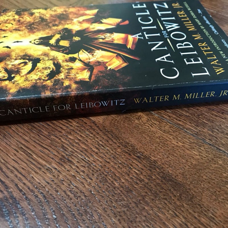 A Canticle For Leibowitz ~ VTG Sci-Fi Fantasy Humor Spiritual paperback novel 