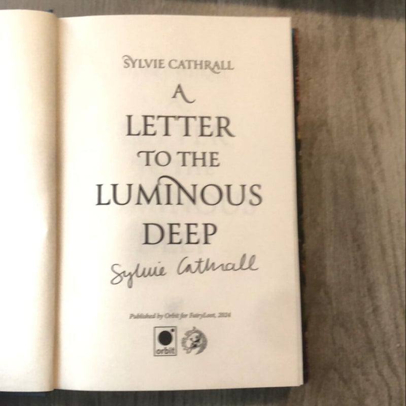 A Letter To The Luminous Deep Fairyloot Edition 