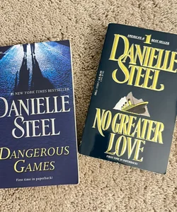 Dangerous Games and No Greater Love, Lot of two books