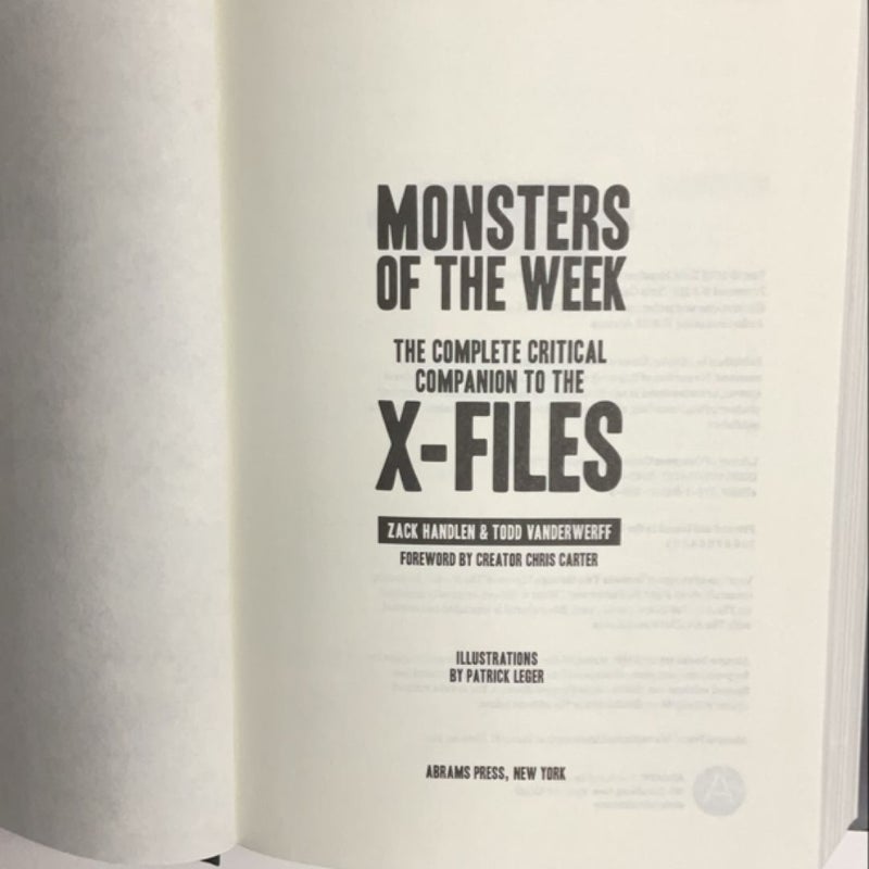 Monsters of the Week