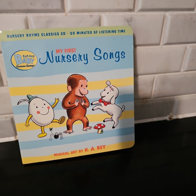 Curious Baby My First Nursery Songs (Curious George Book and Cd)