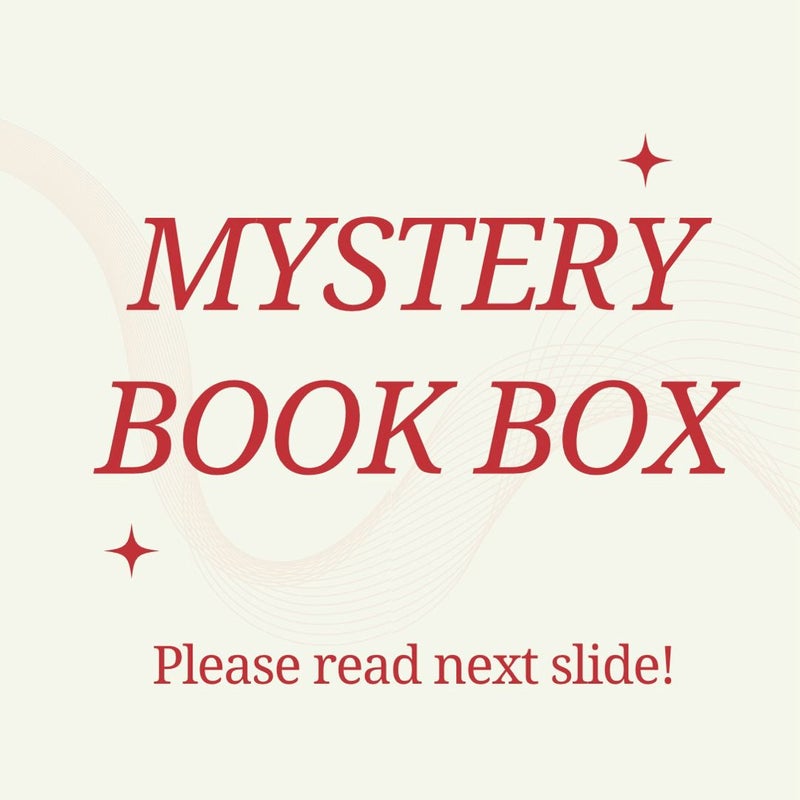 Blind date book box (Please read slides!)