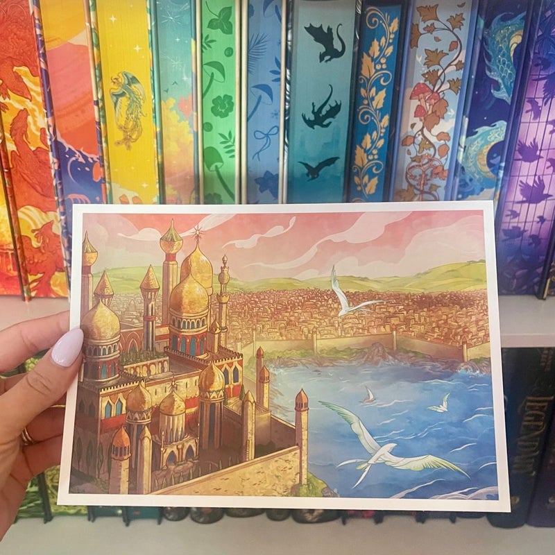 Trial of the Sun Queen Postcards Illumicrate