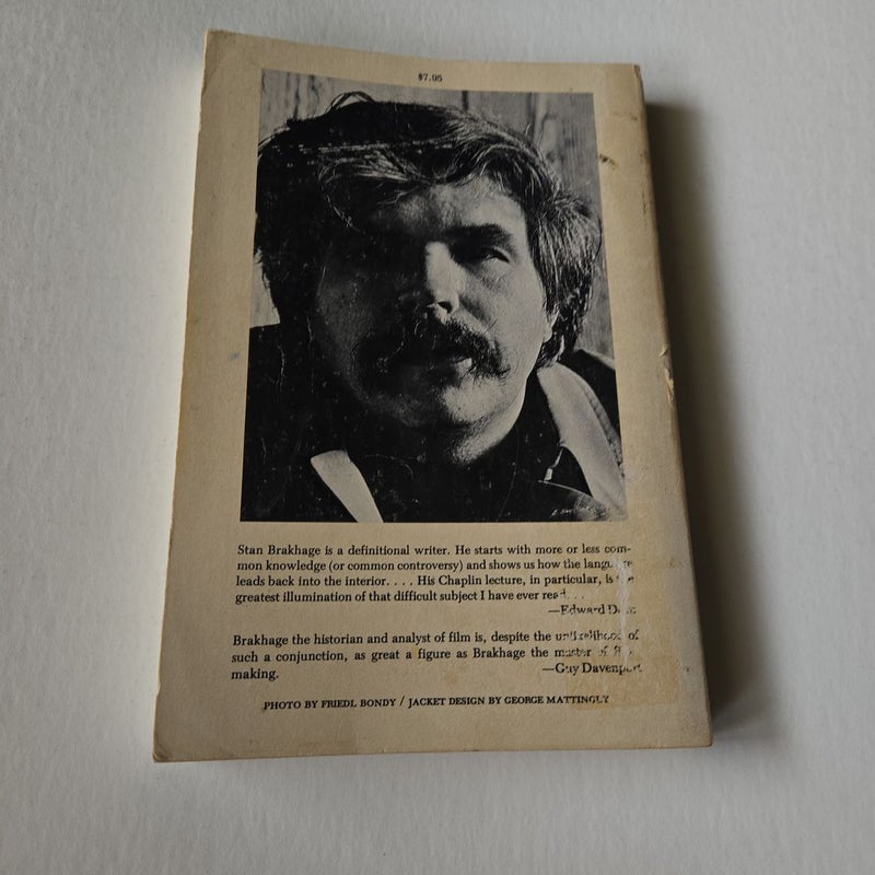 Film Biographies Stan Brakhage paperback 1979 second edition VG