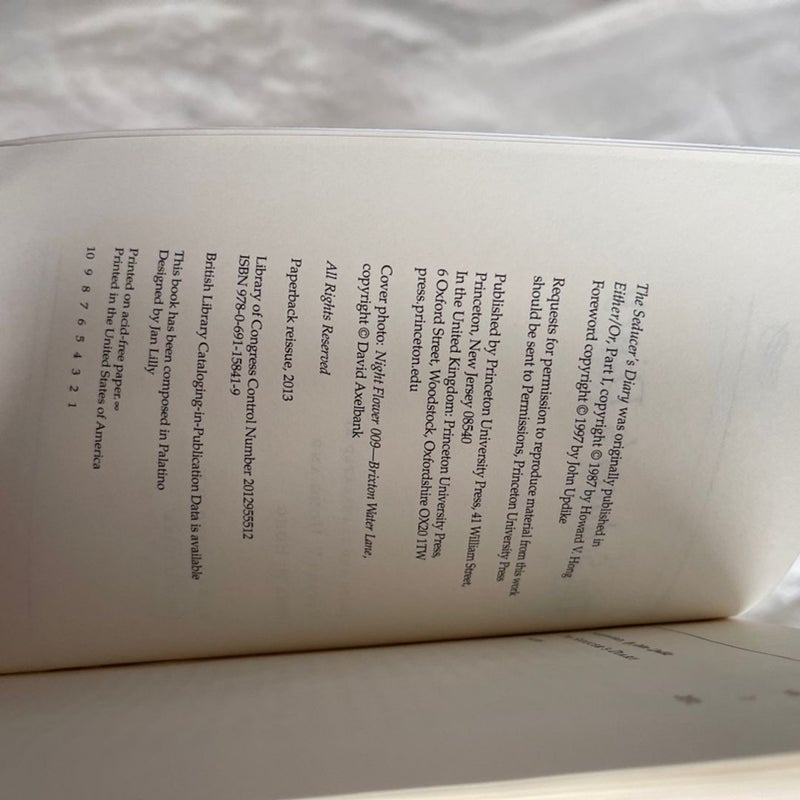 The Seducer's Diary