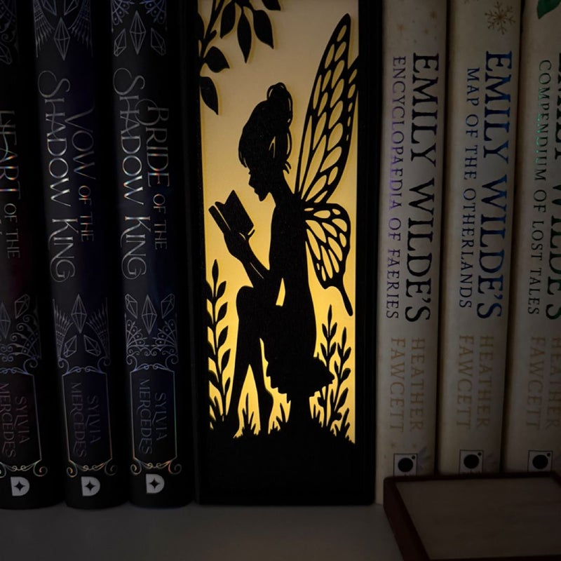 Book Nook Insert with Tea Light