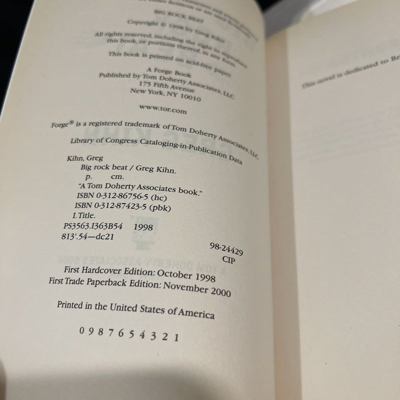 Big Rock Beat (First Edition)