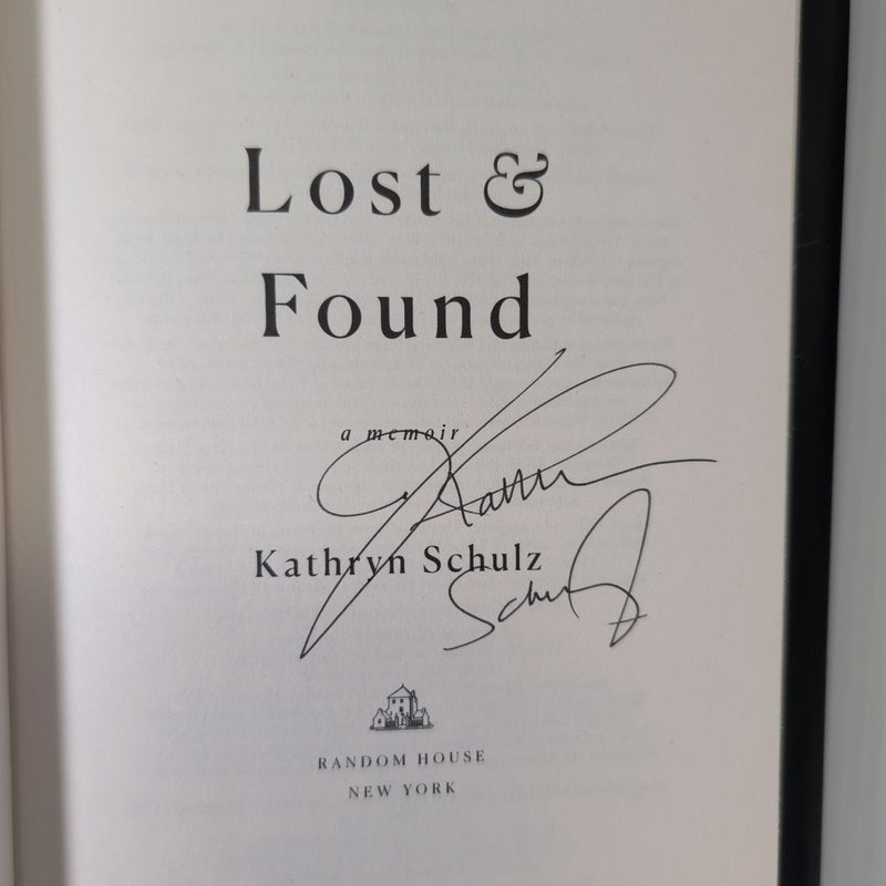 Lost and Found *SIGNED FIRST EDITION*