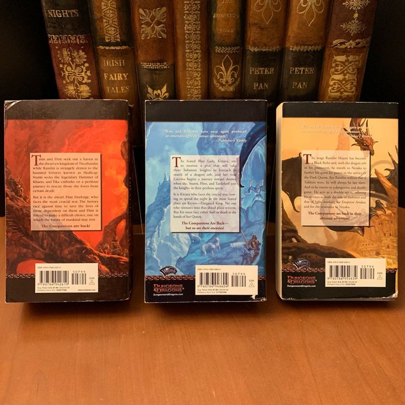 DragonLance: Complete Lost Chronicles Trilogy 1-3: Dragons of the Dwarven Depths, Dragons of the Highlord Skies, Dragons of the Hourglass Mage