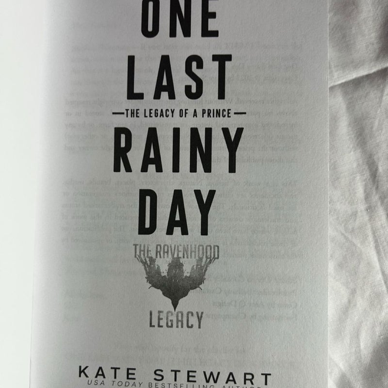 One Last Rainy Day: the Legacy of a Prince