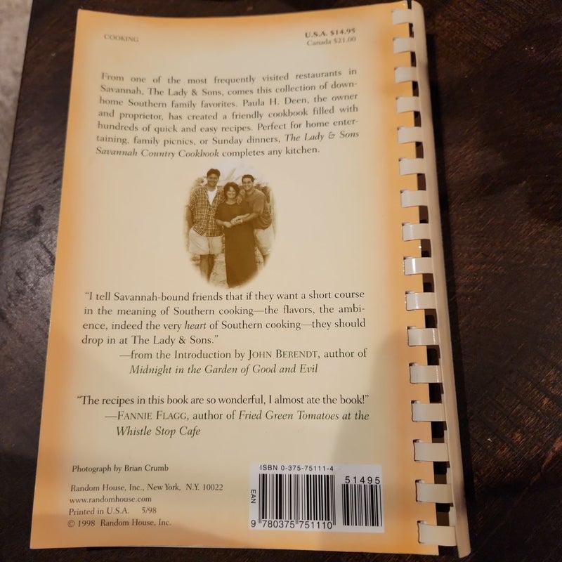 The Lady and Sons Savannah Country Cookbook