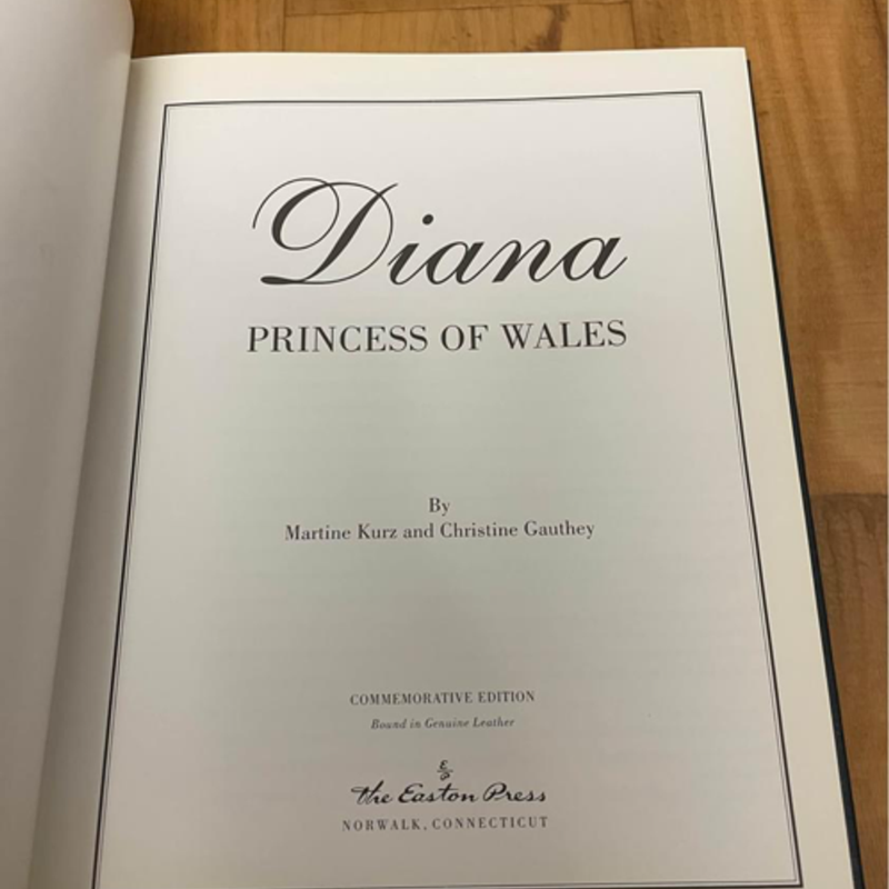 Easton Press Diana Princess of Wales Biography