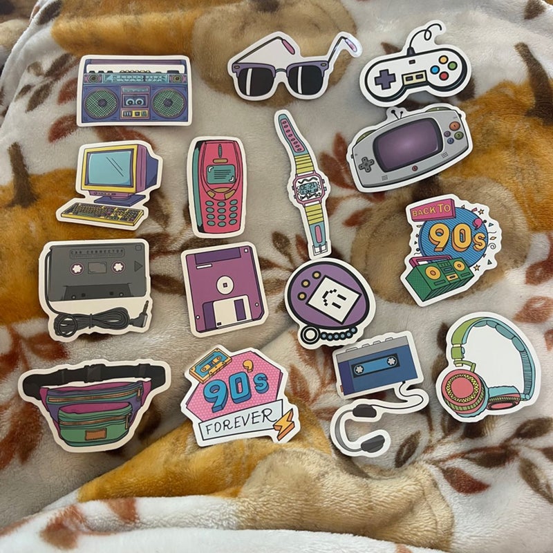 90s Sticker Bundle (15)