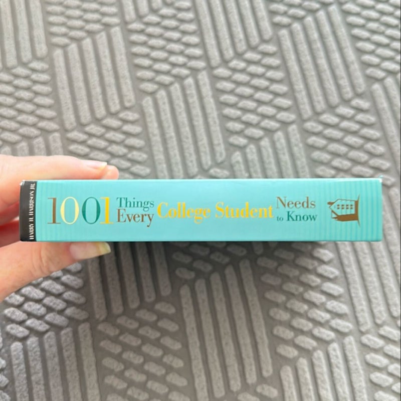 1001 Things Every College Student Needs to Know