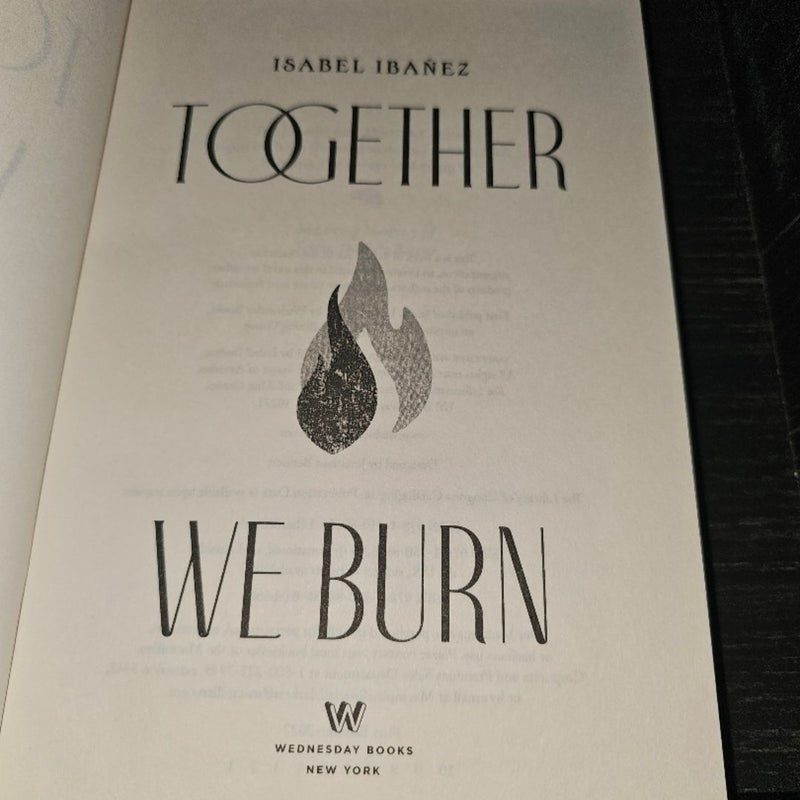 Together We Burn Owlcrate Signed