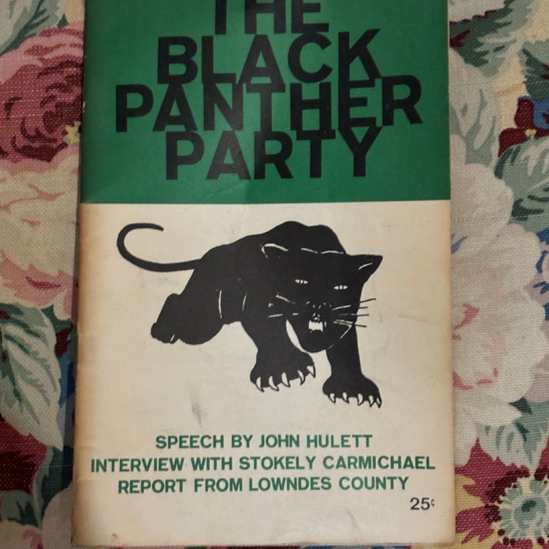 Official June, 1966 The Black Panther Party Pamphlet