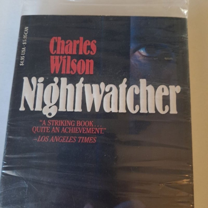 Nightwatcher by Charles Wilson signed by author paperback VG