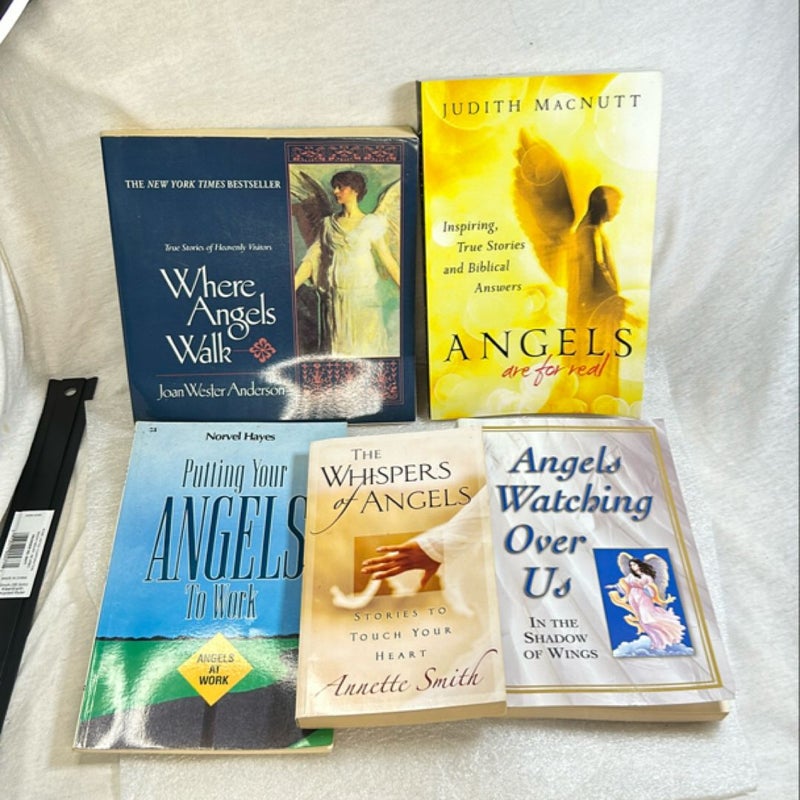 Angels lot of religious books 