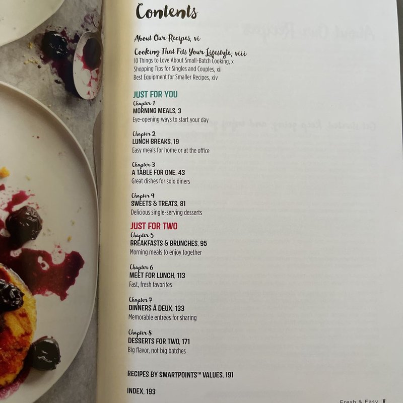 Weight Watchers, fresh and easy