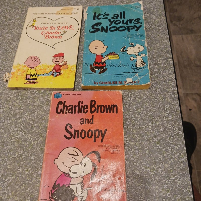 Charlie Brown 3 book bundle