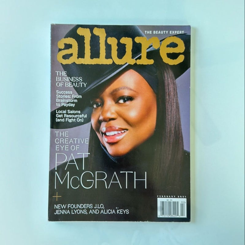 Allure USA Magazine. February 2021 Issue. The creative eye of Pat McGrath. 