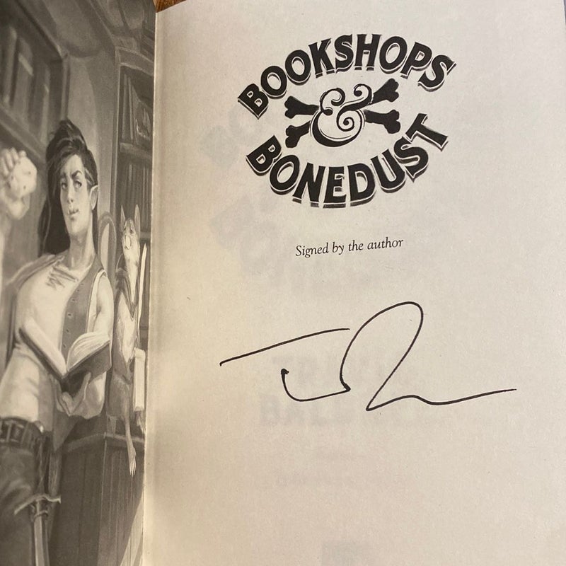 Bookshops and Bonedust SIGNED