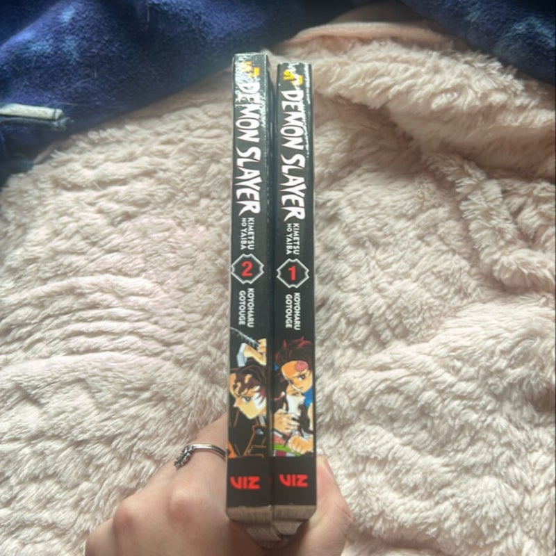 Demon Slayer: Kimetsu No Yaiba, Vol. 1 & 2