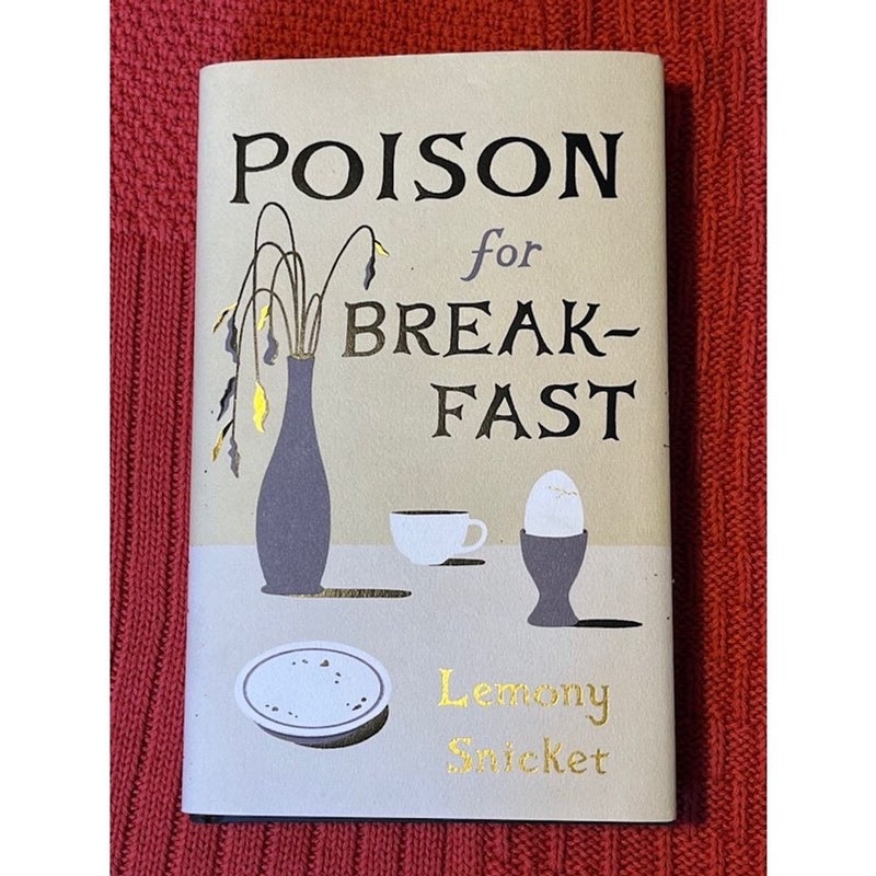 Poison for Breakfast First Edition First Printing 