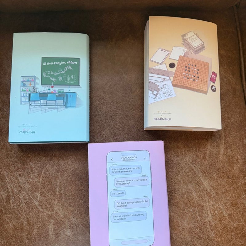 Ali Hazelwood eternal embers special edition Dust Jackets Signed Book Set