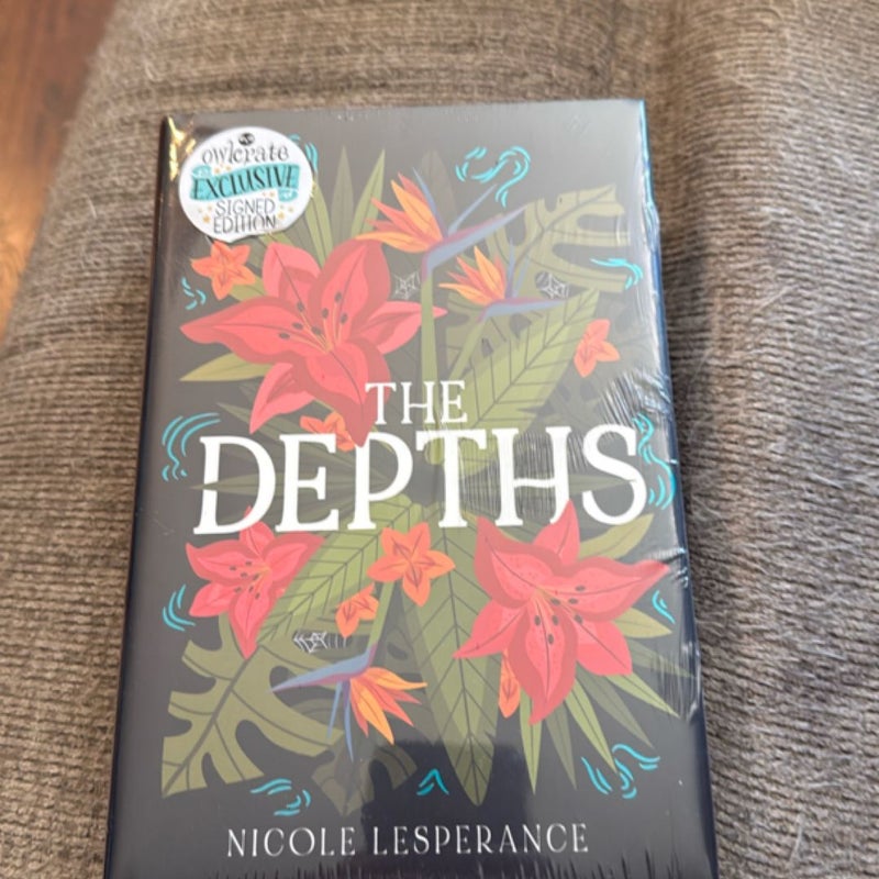 The depths signed owlcrate unopened