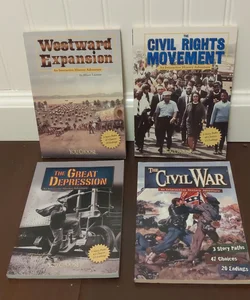 The Great Depression, The Civil War, Westward Expansion, The Civil Rights Movement 