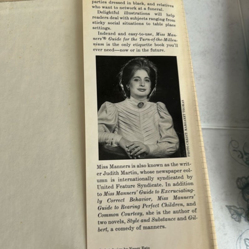 Miss Manners Guide to the Turn-of-the-Millennium