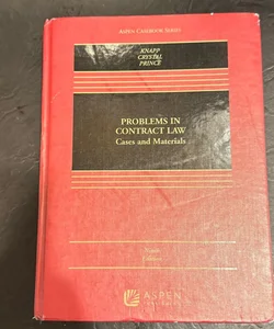Problems in Contract Law Ninth Edition