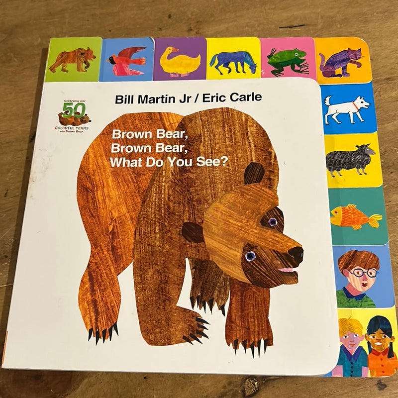 Lift-The-Tab: Brown Bear, Brown Bear, What Do You See? 50th Anniversary Edition