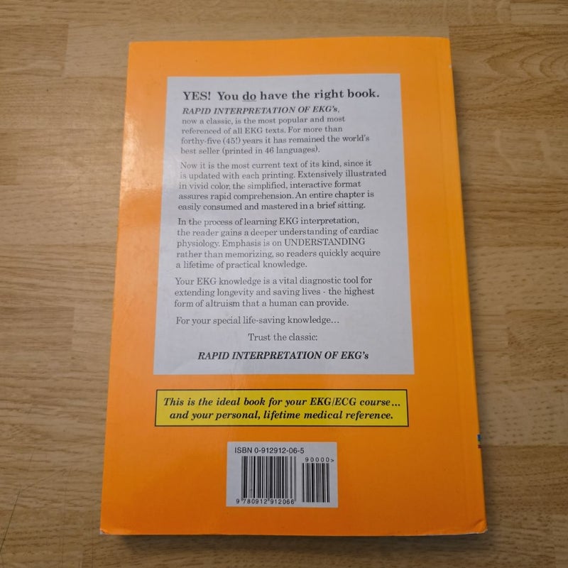 Rapid Interpretation of EKG's 6th Edition