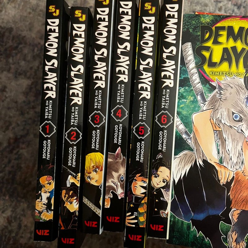 Demon Slayer Manga 1-8, 10, 13-15