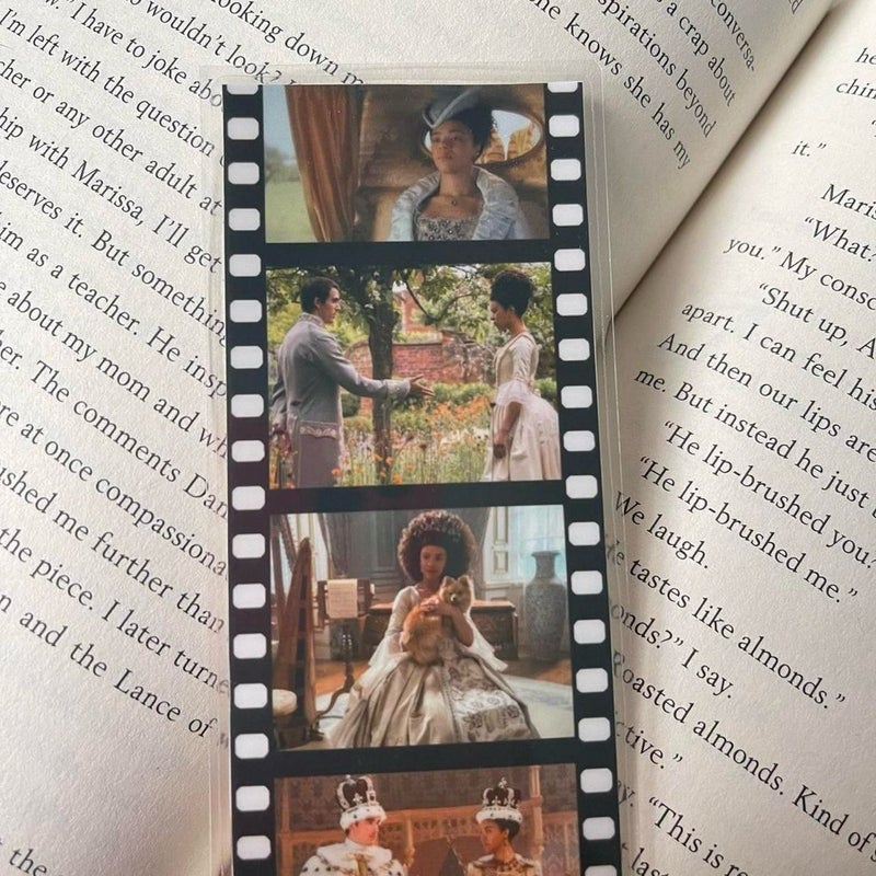 Queen Charlotte film strip bookmark 