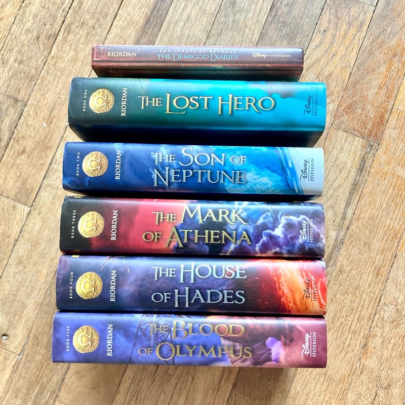 The Heroes of Olympus Set (books 1-5 + The Demigod Diaries)