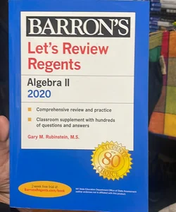 Let's Review Regents: Algebra II 2020