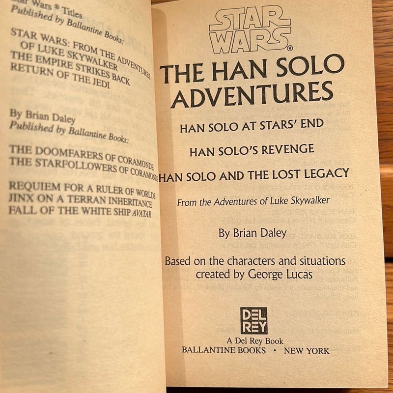 The Han Solo Adventures: Star Wars Legends