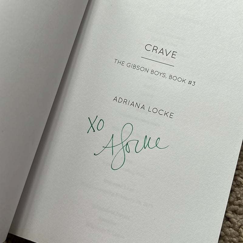 Crave (signed)