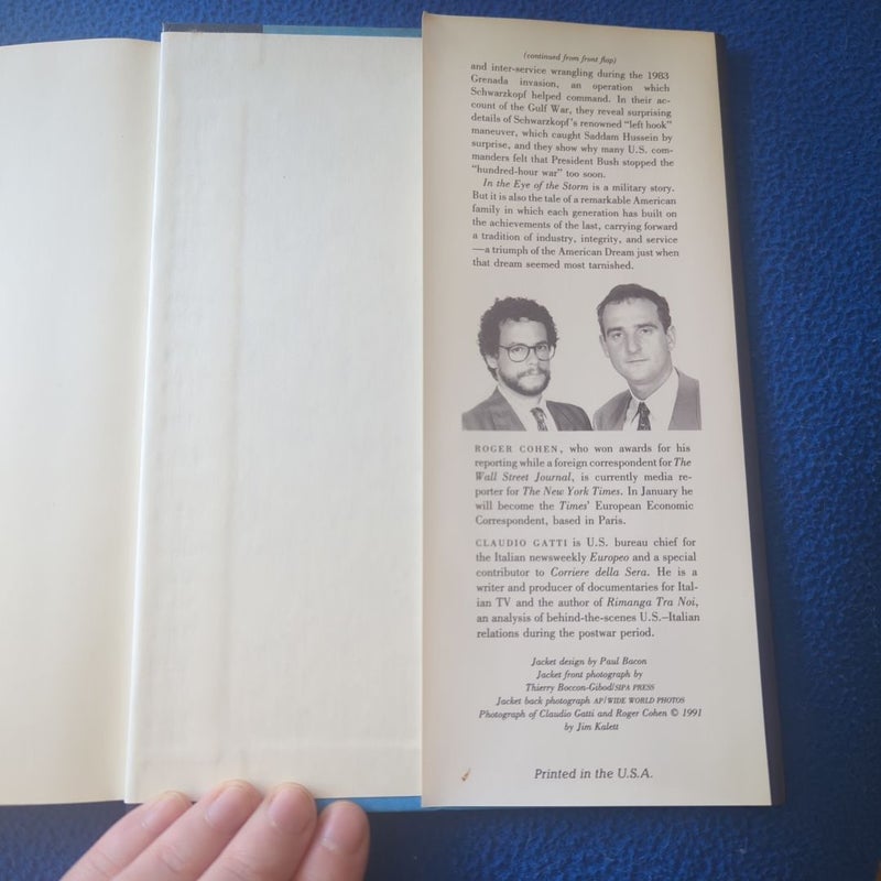In The Eye of The Storm, 1991 First Edition